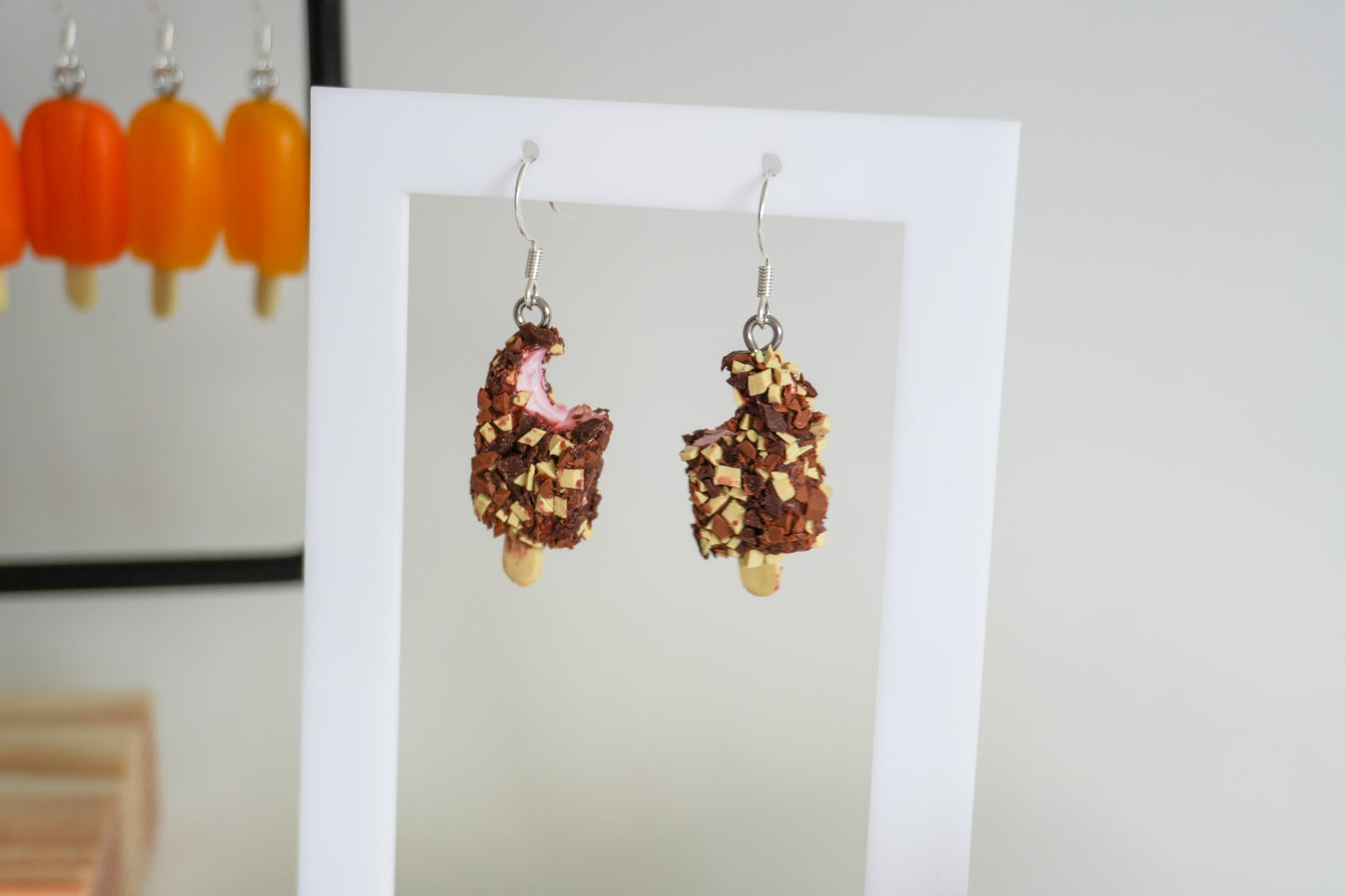 Rocky Road Ice Cream Earrings
