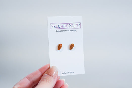 Almond Stud Earrings