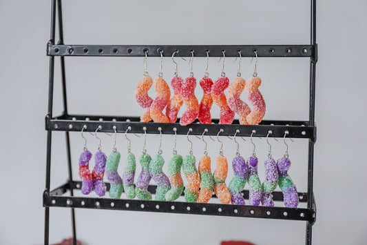 Sour Worm Earrings