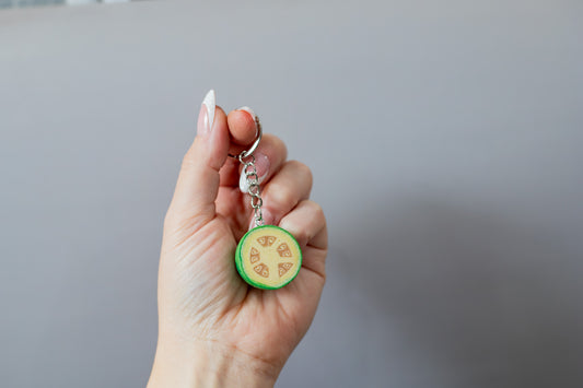 Feijoa Keychain