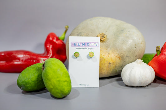 Feijoa Stud Earrings