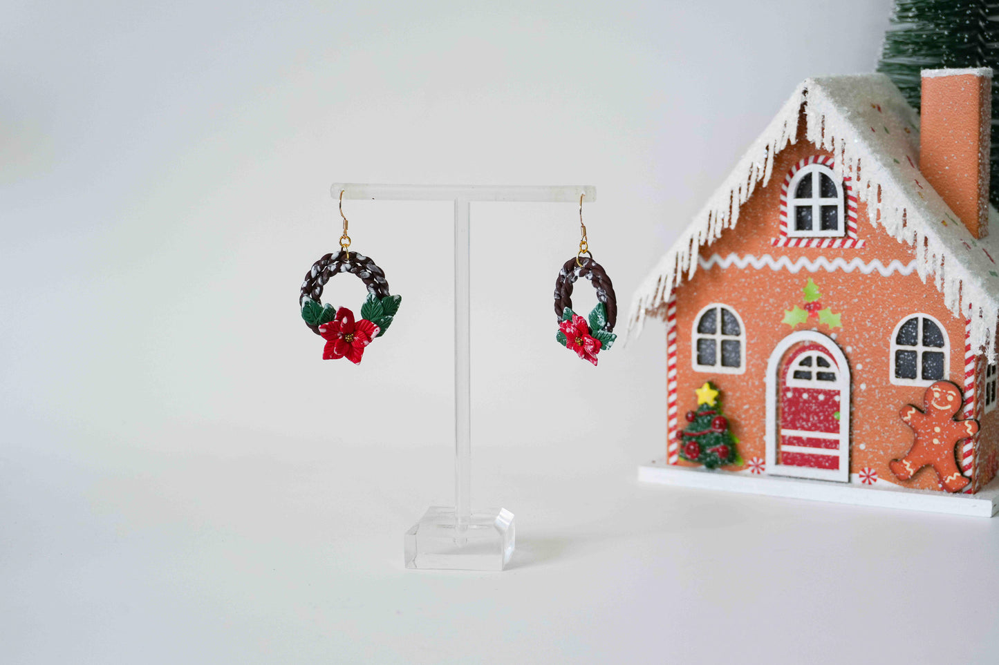 Christmas Wreath Earrings