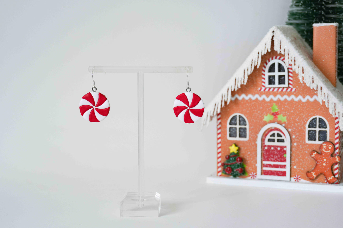 Christmas Lolly Wheel Earrings