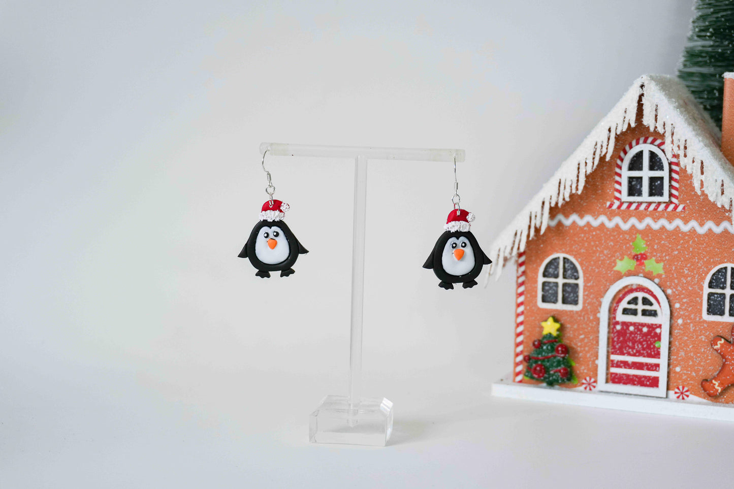 Christmas Penguin Earrings