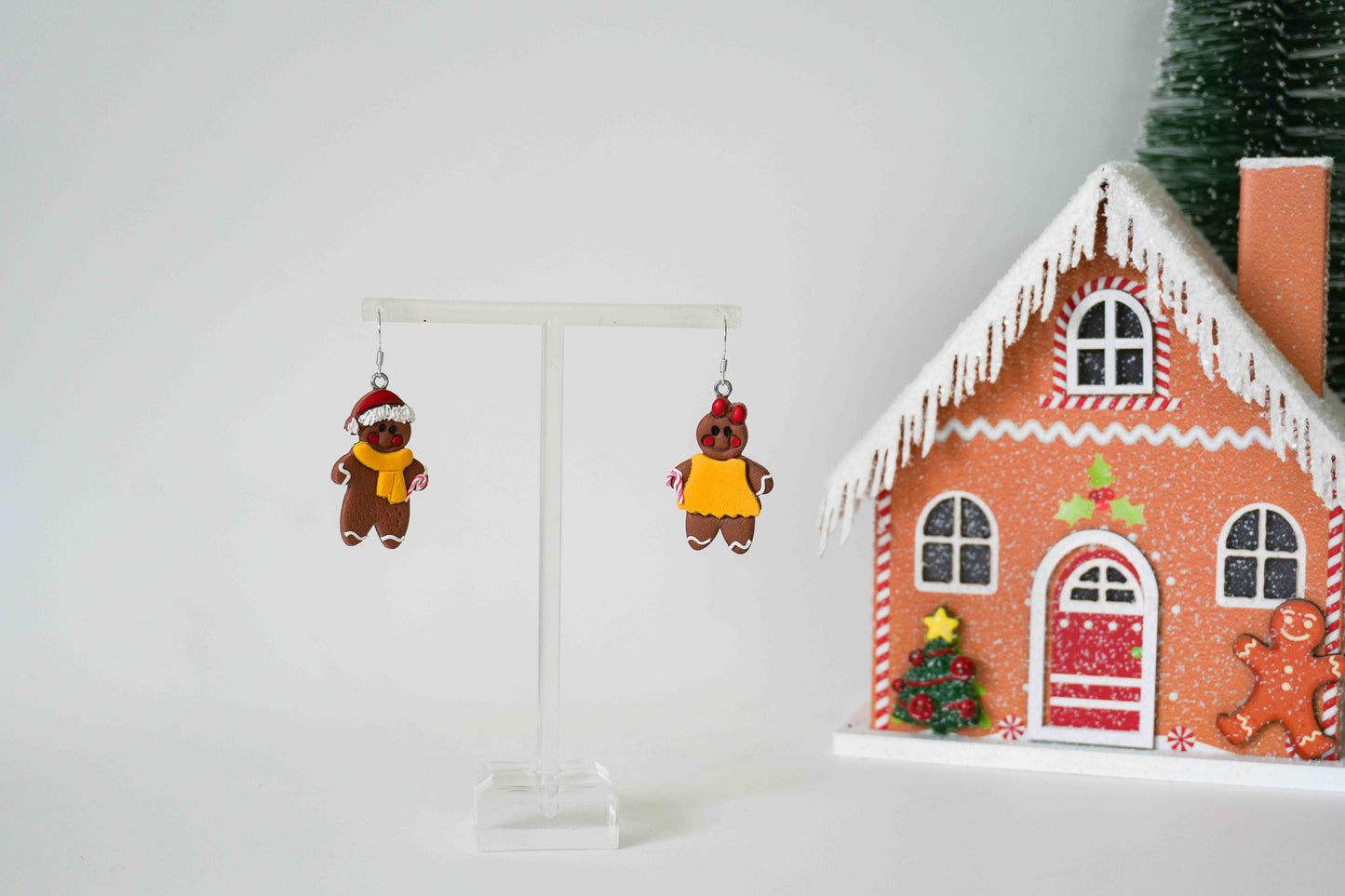 Mr & Mrs Gingerbread People Earrings