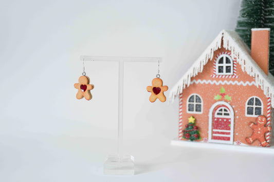 Gingerbread Man Shrewsbury Earrings