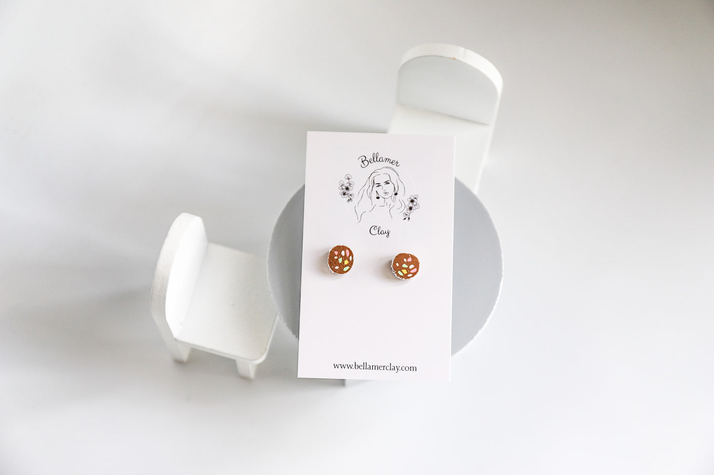 Lolly Cake Earring Studs