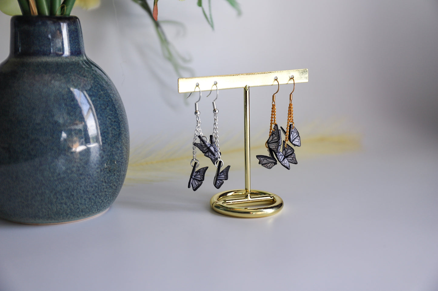 Chained Double Dangle Earrings