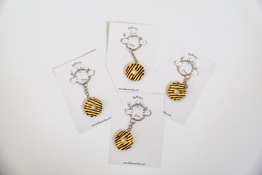 Stripes Cookies Keychain