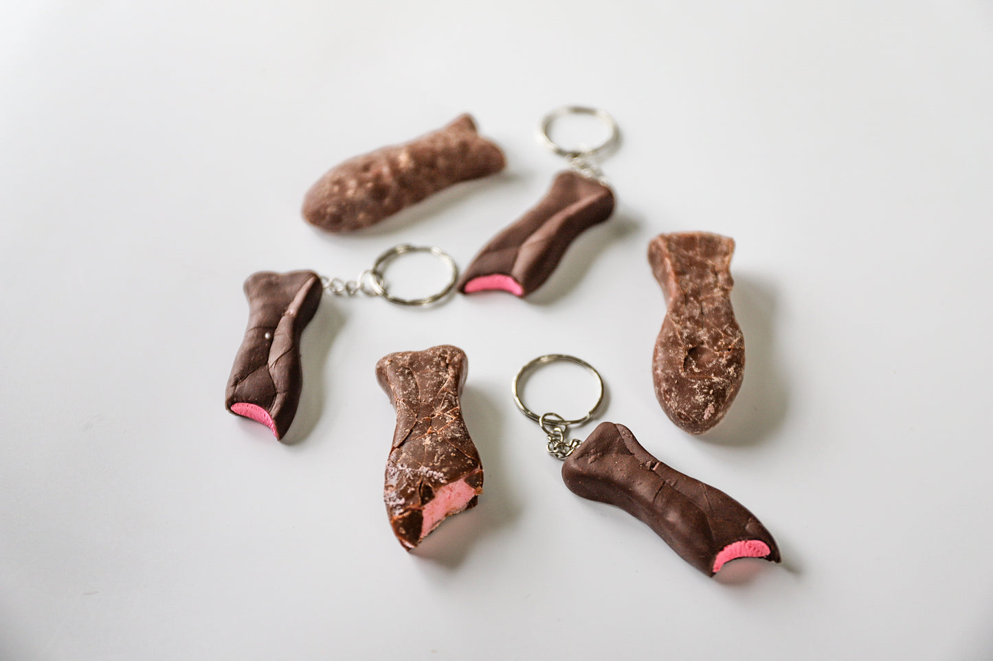 Choc fish Keyring Keychain