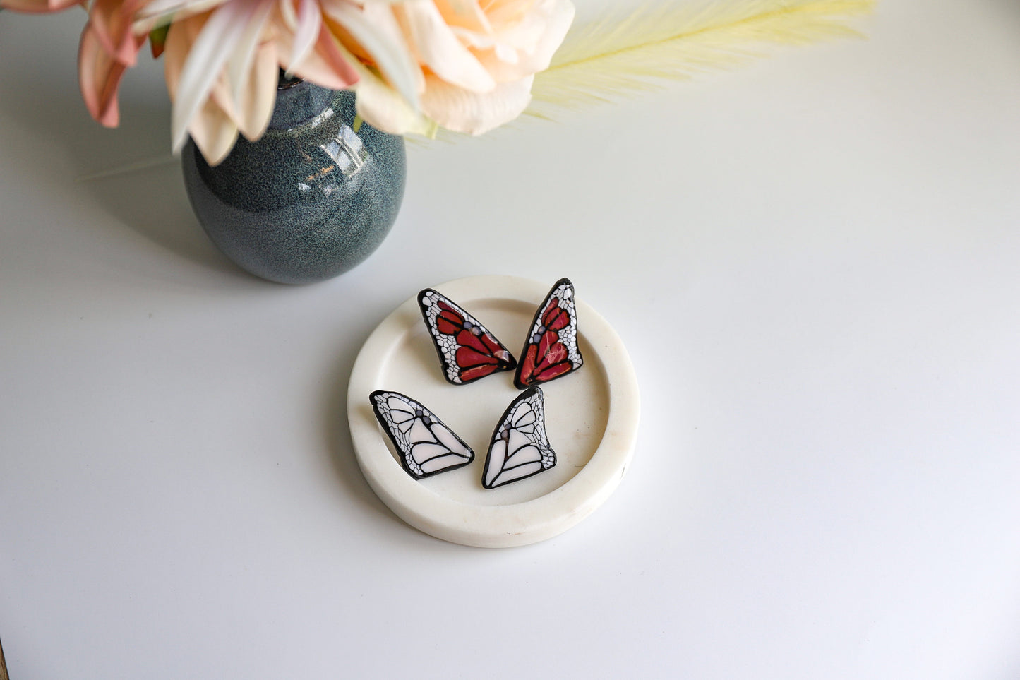 Butterfly Wing Statement Earring Studs