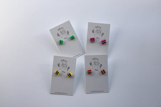 Liquorice Allsorts Studs